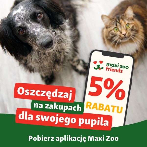 Rabat 5% z aplikacją Maxi Zoo