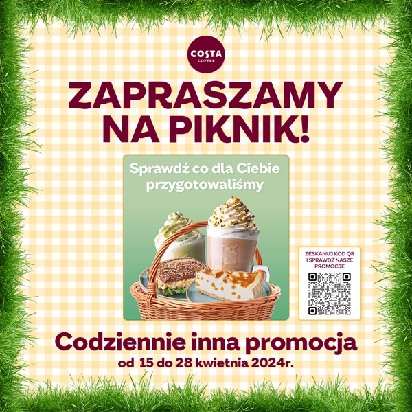 Costa Coffee: piknik wiosennych promocji