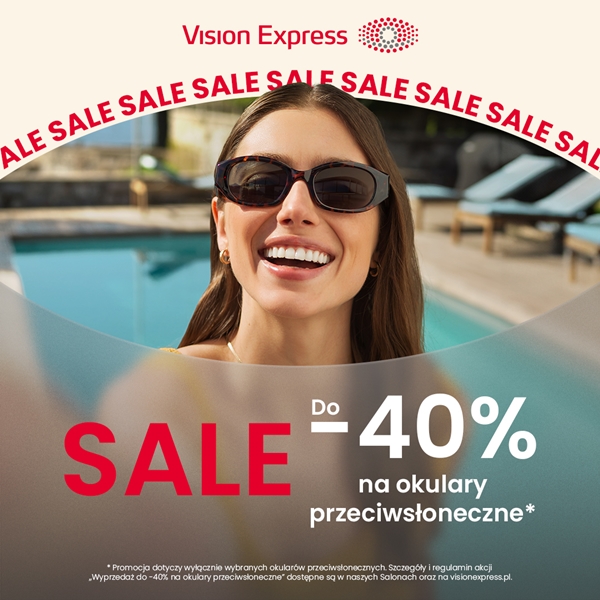 Vsion Express: SALE do -40% na okulary przeciwsłoneczne