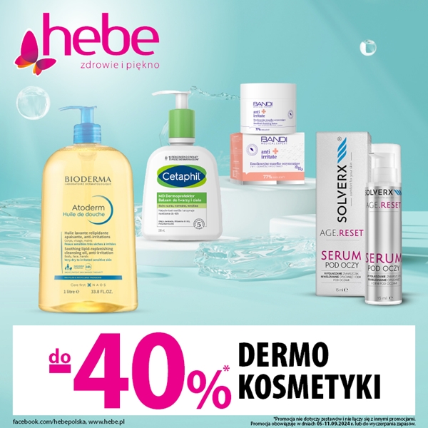 Hebe: dermokosmetyki do -40%