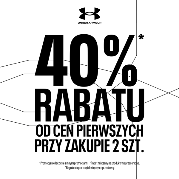 Under Armour: 40% rabatu