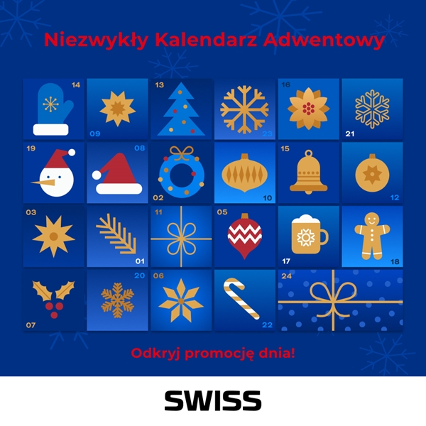 Niezwykły Kalendarz Adwentowy SWISS!