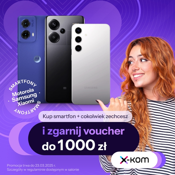 Zgarnij voucher do 1000 zł na kolejne zakupy w x-kom