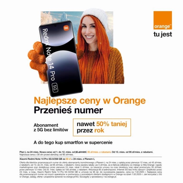 Przenieś numer do Orange