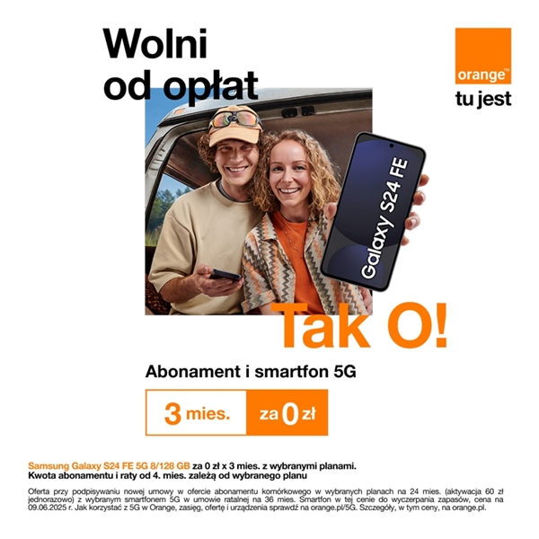 Orange: Wolni od opłat – Tak 0!