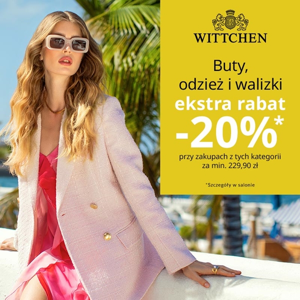 Ekstra rabat na buty, odzież i walizki w WITTCHEN