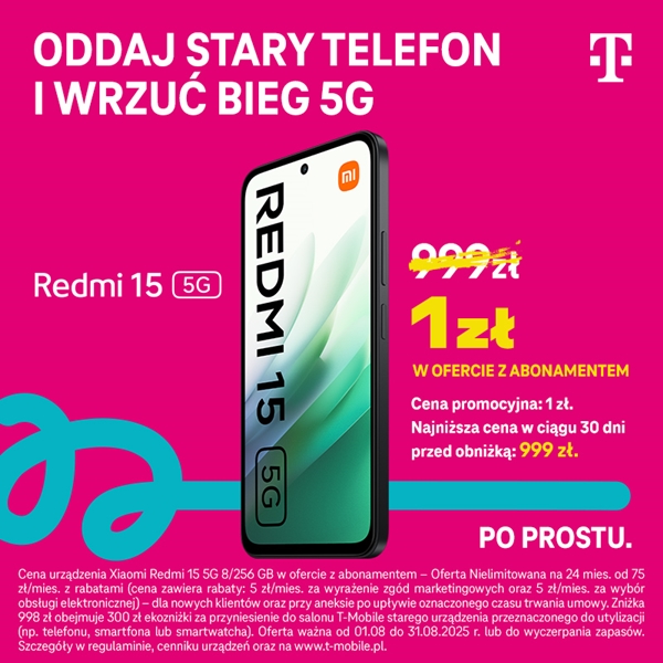 T-Mobile: Oddaj stary telefon i wrzuć bieg 5G