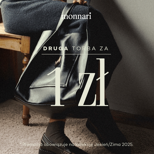 Druga torba za 1 zł w Monnari