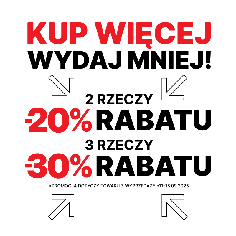 KUP WIĘCEJ, ZAPŁAĆ MNIEJ – TYLKO W CROPP!