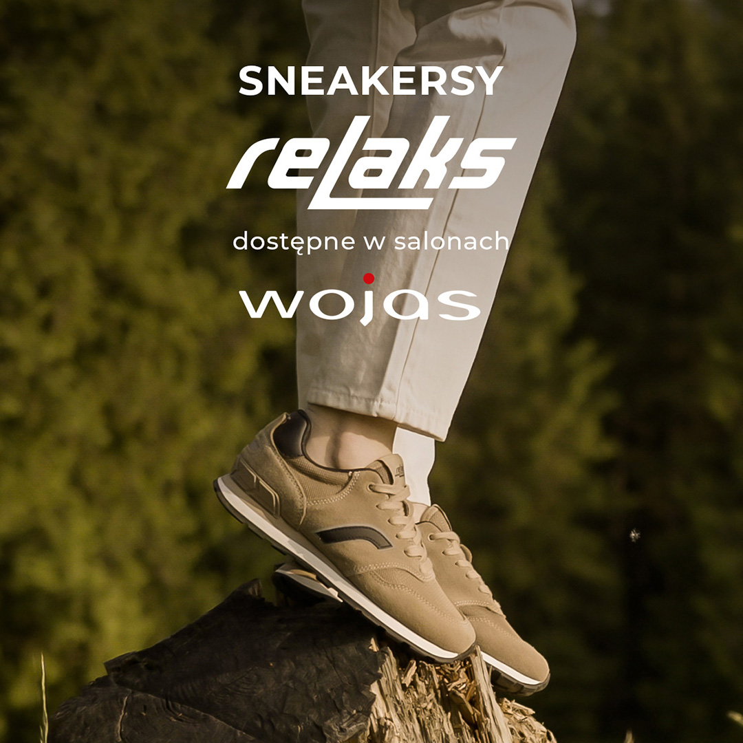 Nowe modele sneakersów RELAKS w salonach Wojas.