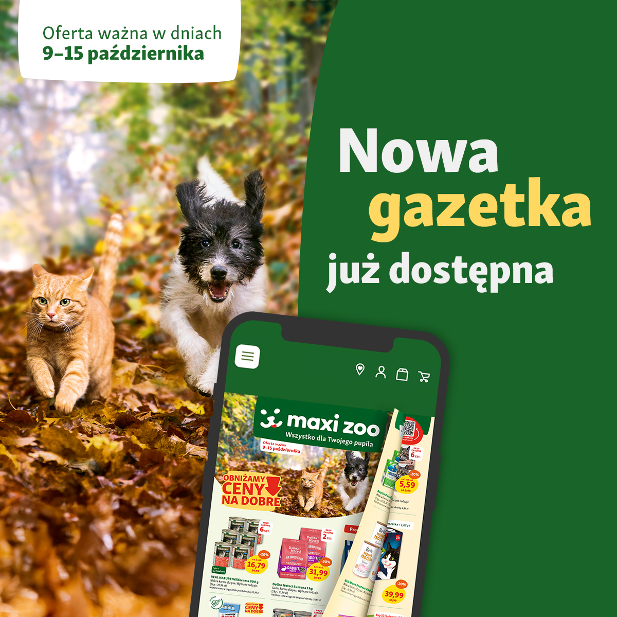 Sprawdź najnowszą gazetkę Maxi Zoo