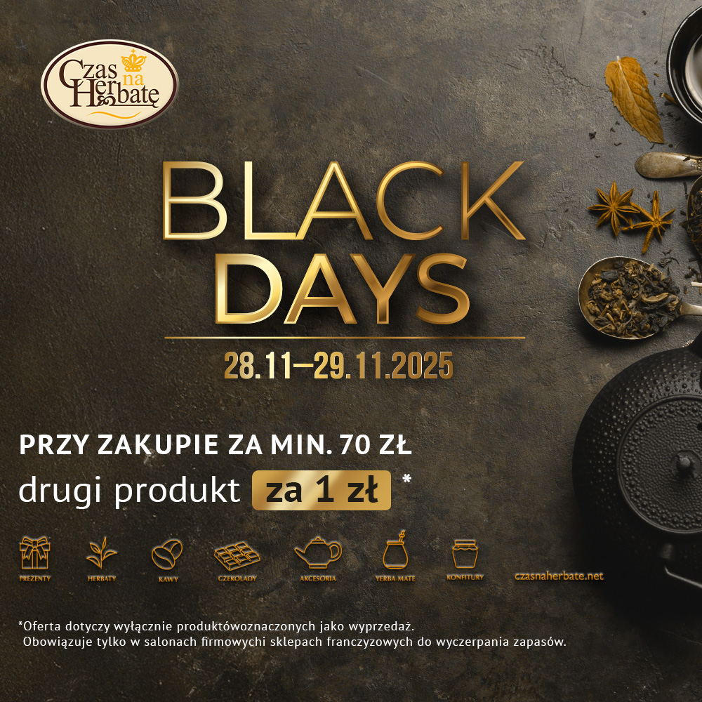 Specjalna oferta od Czas na Herbatę na BLACK DAYS!