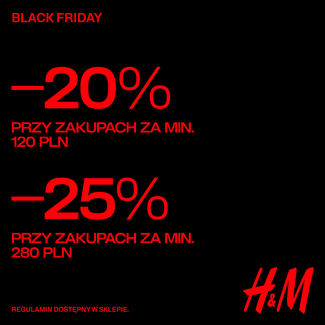 Już jest: Black Friday w H&M!