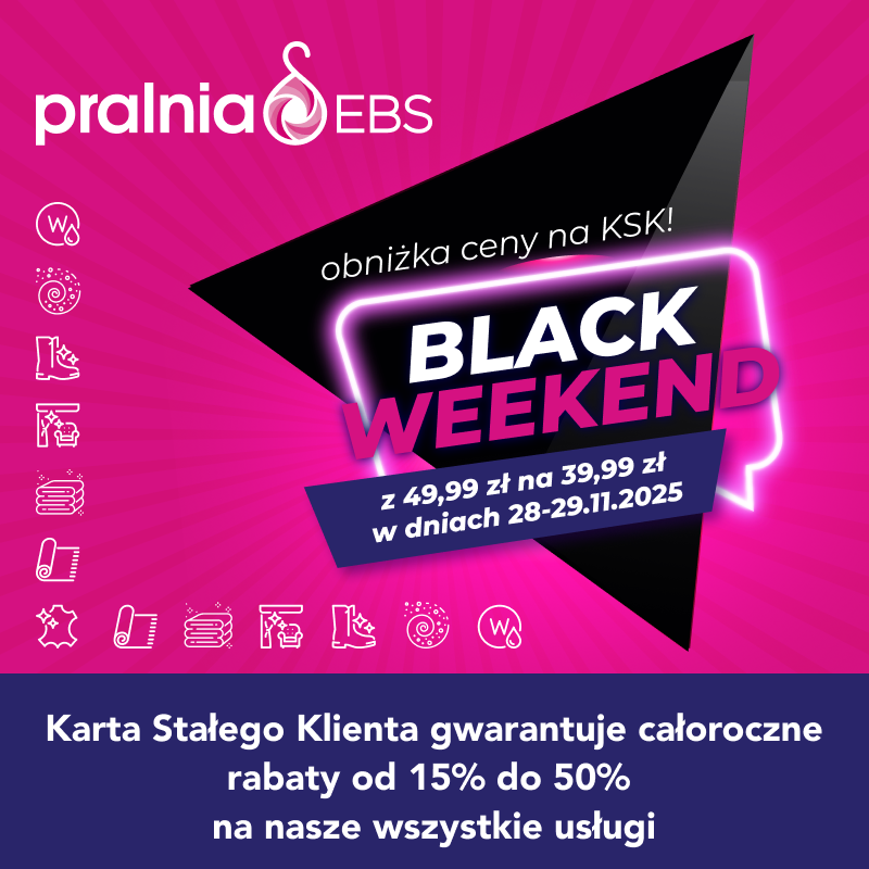BLACK WEEKEND w Pralni EBS!
