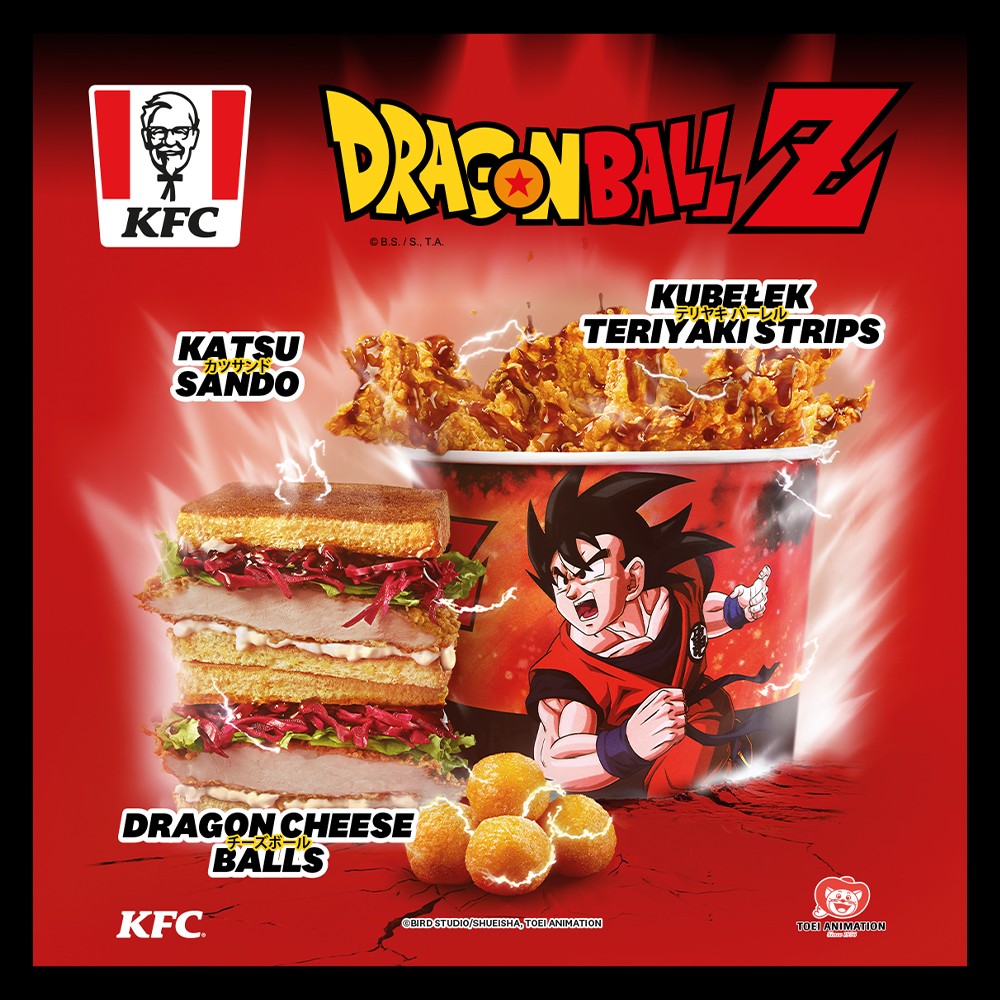 Nowa oferta KFC x Dragon Ball Z wbija z mocą jak full power!