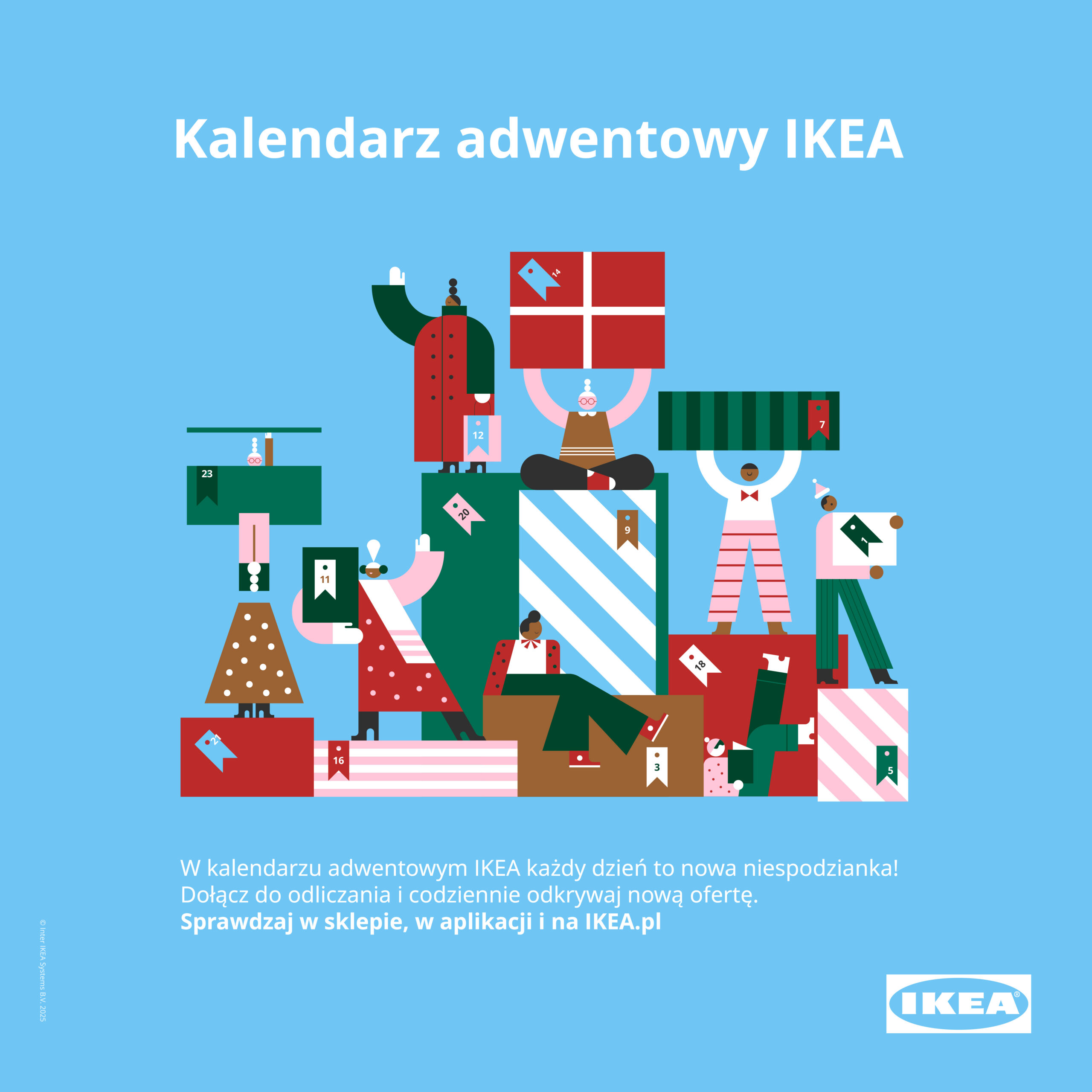 Kalendarz adwentowy IKEA