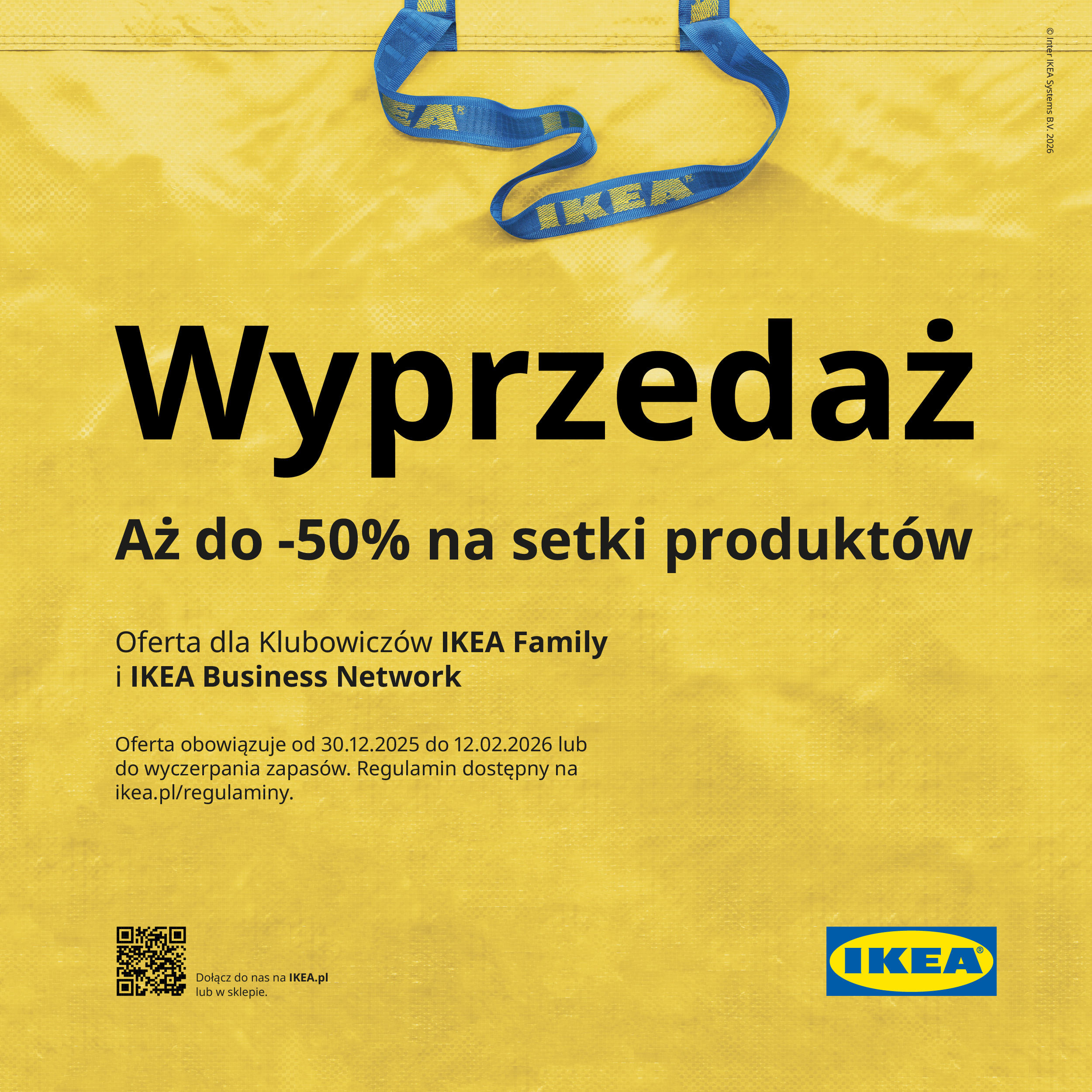 W IKEA w Gemini Bielsko-Biała ruszyła wyprzedaż aż do -50% na wiele produktów!​