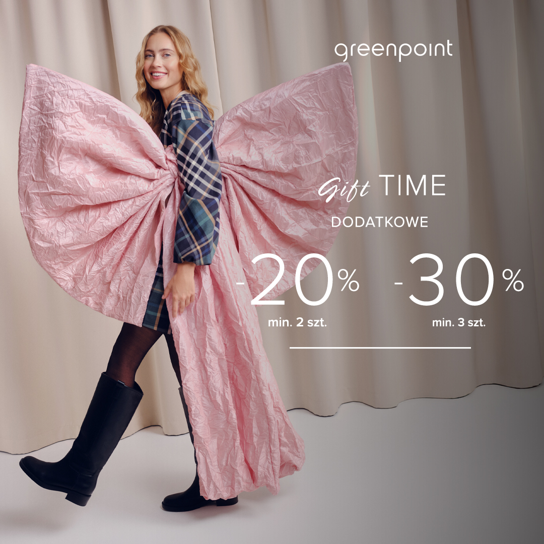 Dodatkowe rabaty z okazji gift time w Greenpoint