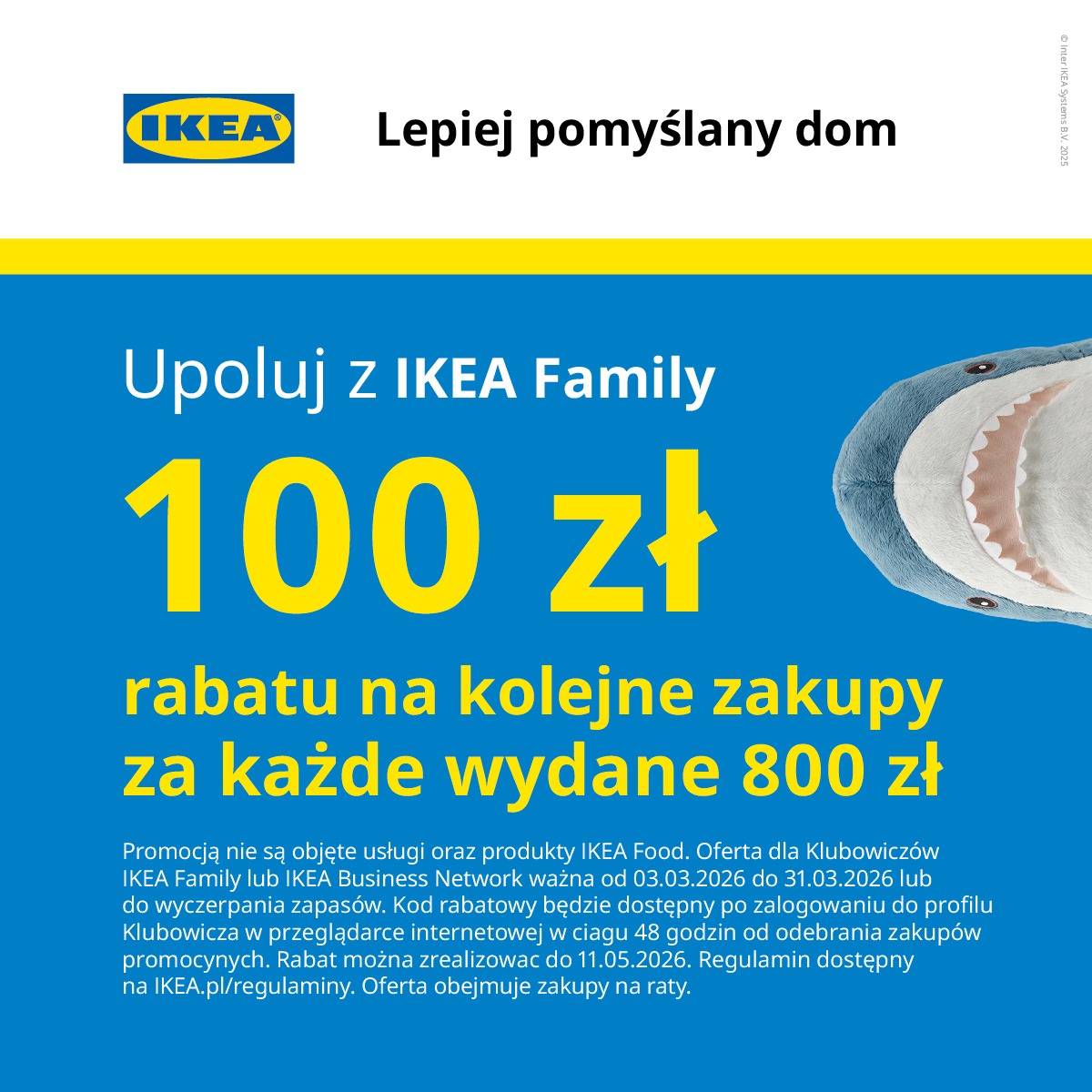 Upoluj nową ofertę dla Klubowiczów IKEA Family!